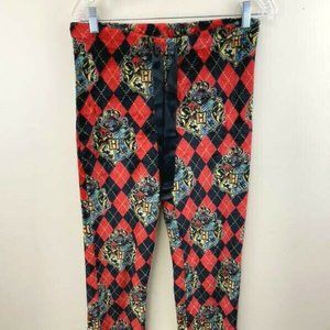 Harry Potter S House Crest Faux Fur Luxe Pajama Lounge Pants Soft Furry